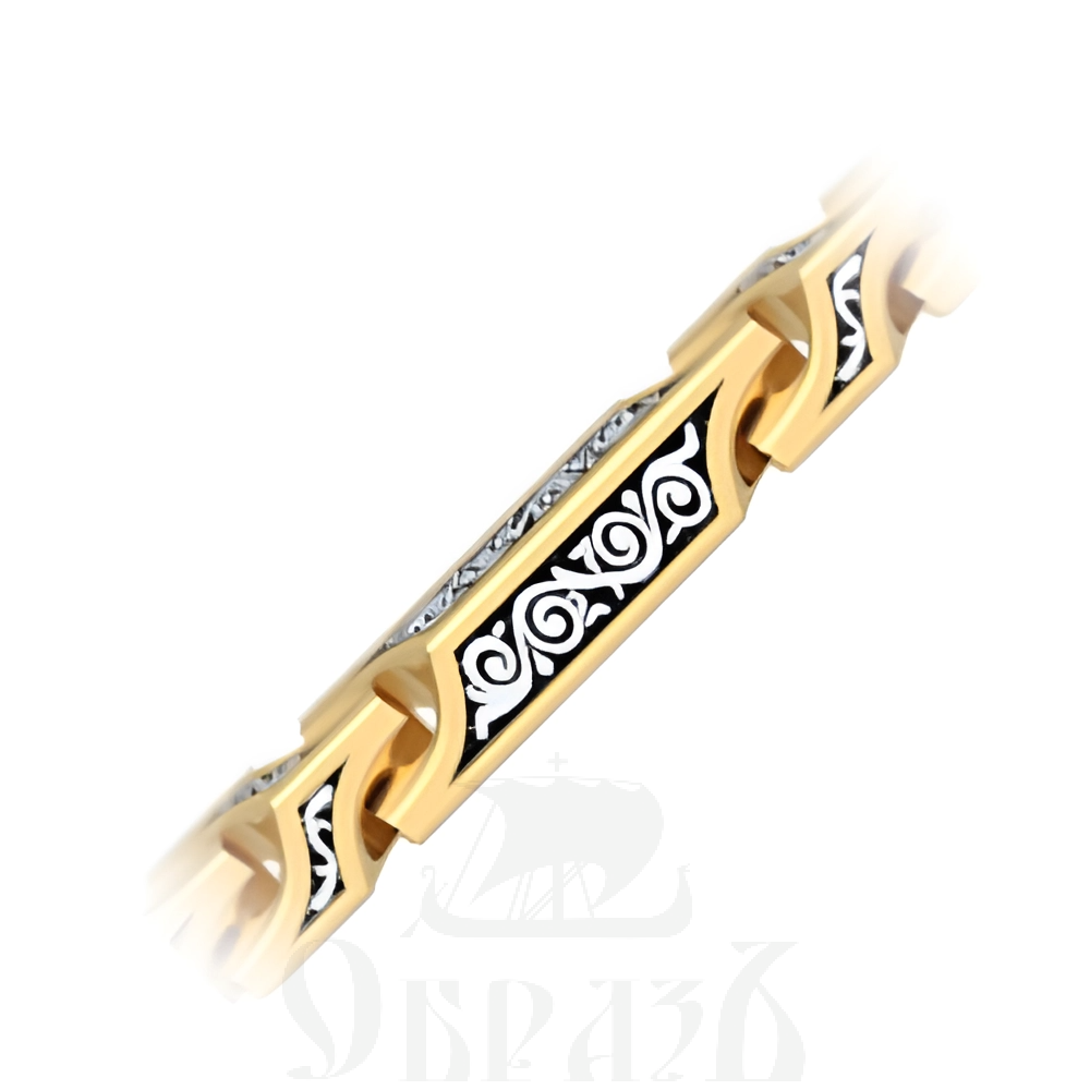 цепь серебро 925 пробы с золочением (арт. 40.951)
