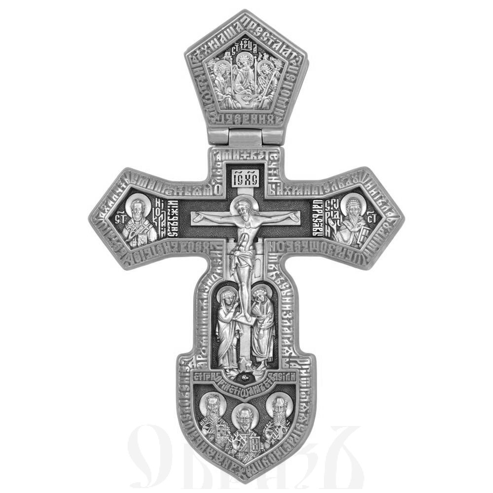 большой русский воинский крест, серебро 925 проба (арт. 101.867)